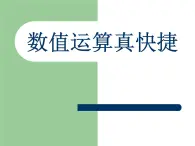 人教版信息技术五年级下册 11.数值运算真快捷 课件