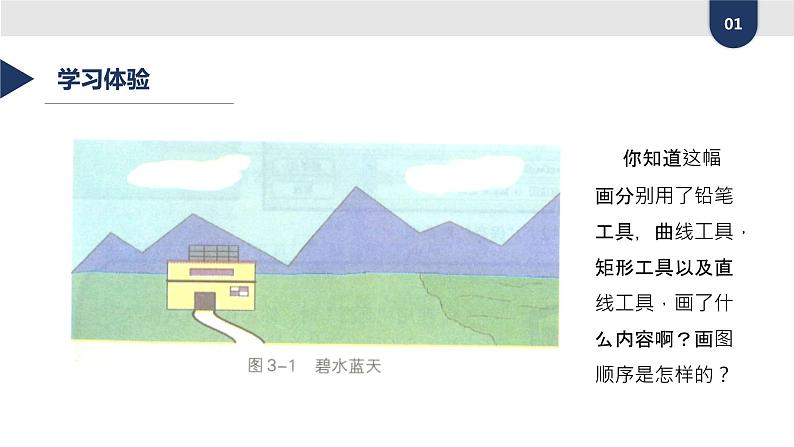 桂教版信息技术三上 第3课 画出碧水蓝天 课件PPT04
