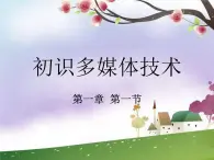 电子工业版(内蒙古) 六下 第1课 初识多媒体技术 课件PPT