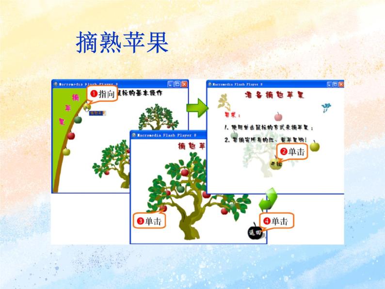 电子工业版3上信息技术 3 双击鼠标摘果实 课件+教案07