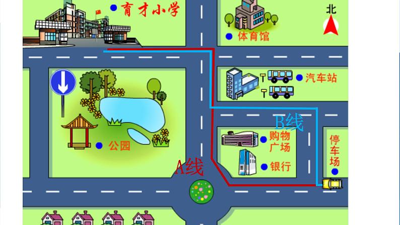 小学 粤教(B版)信息技术 六年级 制定行驶路线图——制作引导层动画 课件第6页