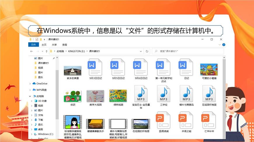 河大版信息技術(shù)三上 第10課 探秘不同的文件 課件PPT第4頁(yè)