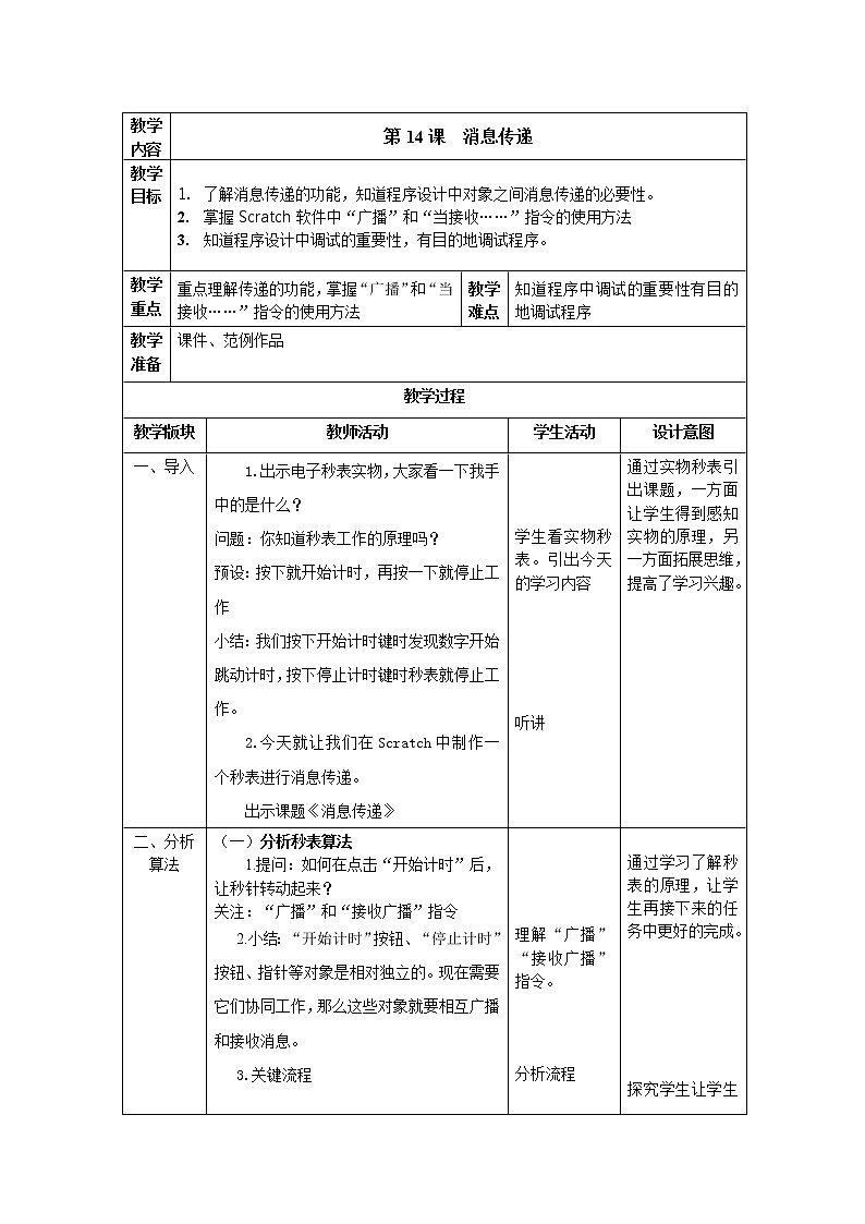 第14课《消息传递》教案第1页