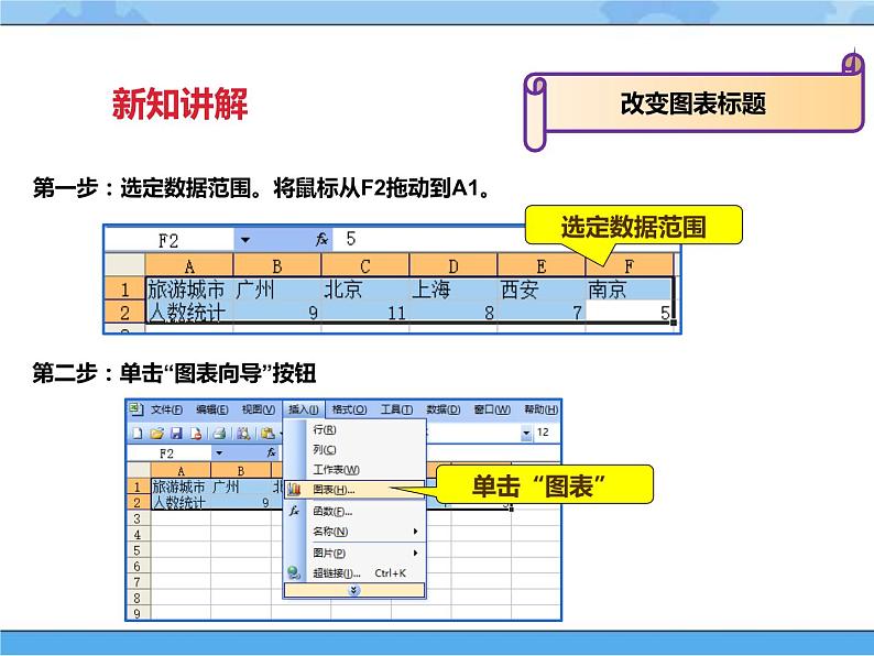 【课件】第二课 美化调查图表四年级下册信息技术粤教版(B版)第6页