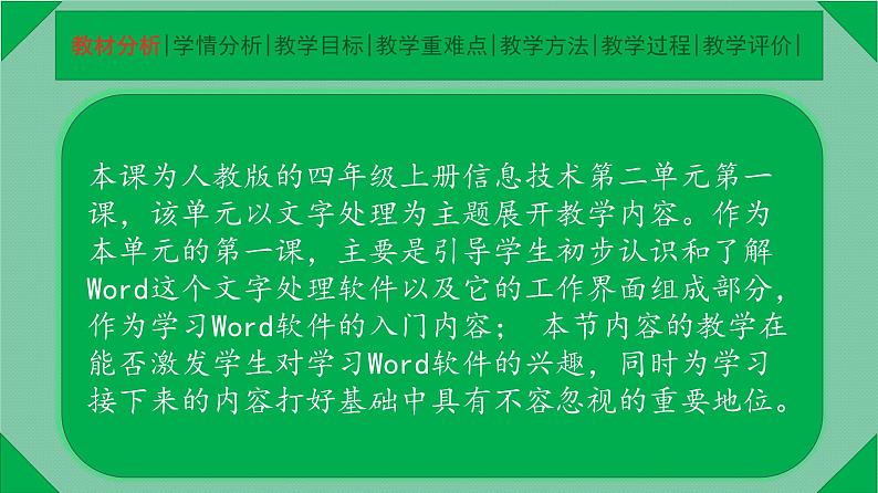 说课ppt-认识word第4页