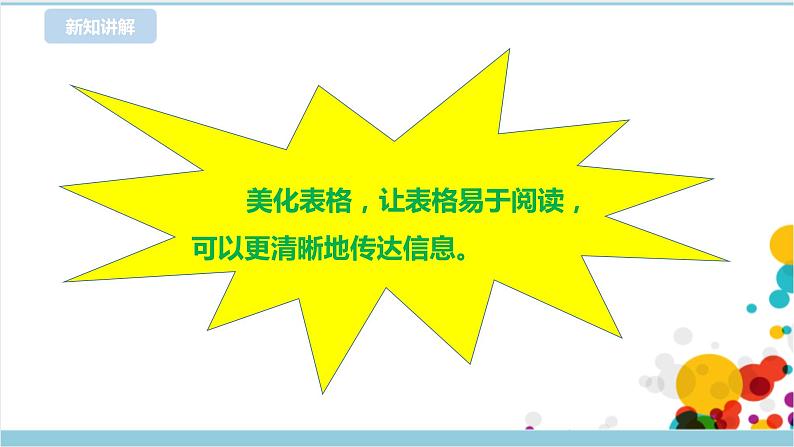 第8课 数据表的美化第3页