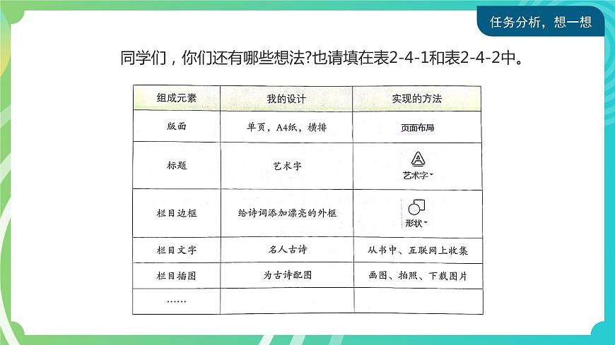 川教版四年級下冊信息技術(shù) 2.4《制作電子小報》PPT課件第6頁