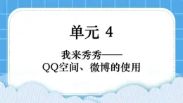 第4单元 我来秀一秀——QQ空间、微博的使用 活动2 玩转QQ空间——交流第2课时 课件