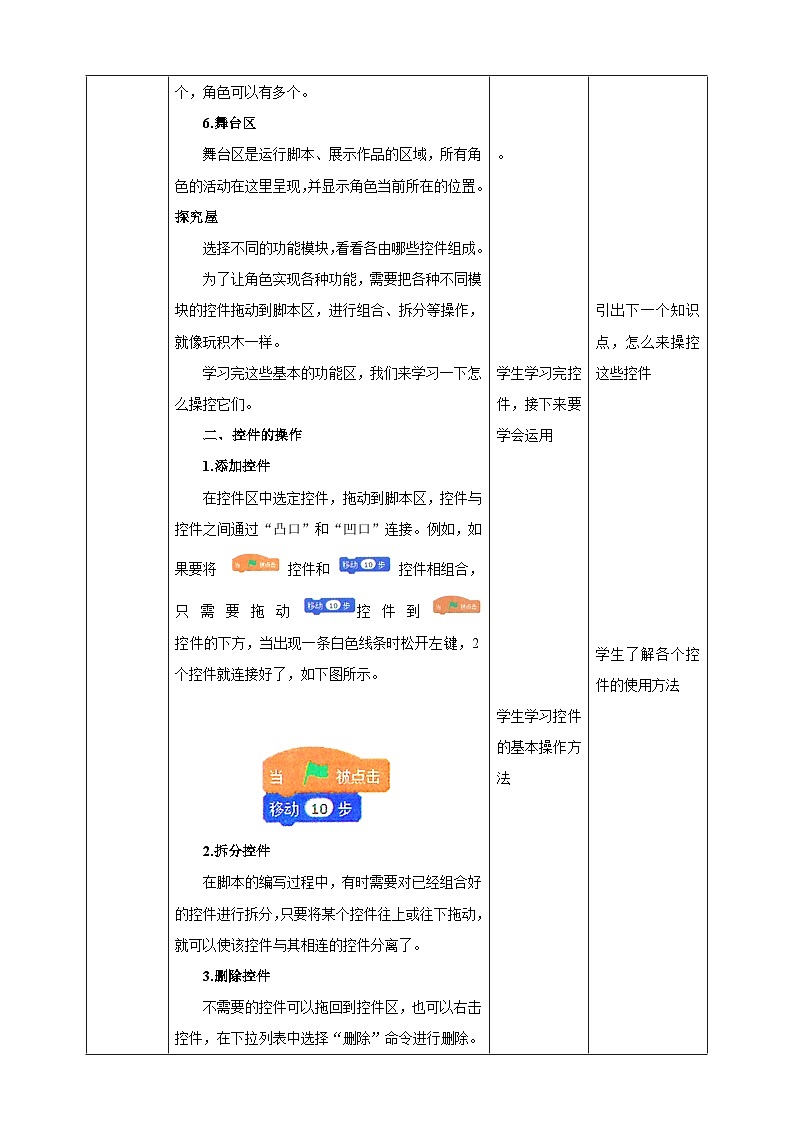 【核心素养目标】黔教版信息技术五上 第1课《初识图形化编程》教案第3页