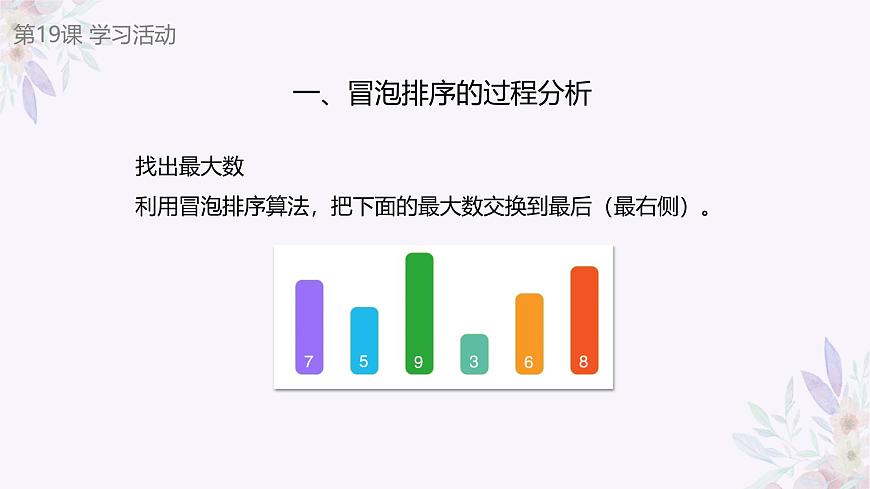 義務(wù)教育版（2024）信息技術(shù) 五年級全一冊 第五單元 第19課《冒泡排序齊體驗（2）》課件第8頁