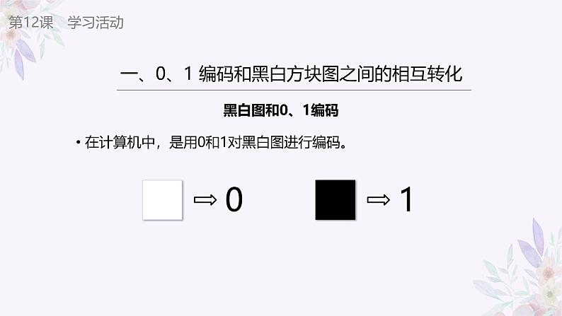 义务教育版(2024)信息技术 四年级全一册 第三单元 第12课《二值的黑白图像》课件06