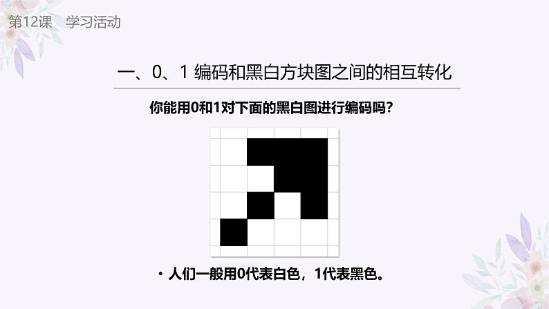 义务教育版(2024)信息技术 四年级全一册 第三单元 第12课《二值的黑白图像》课件08