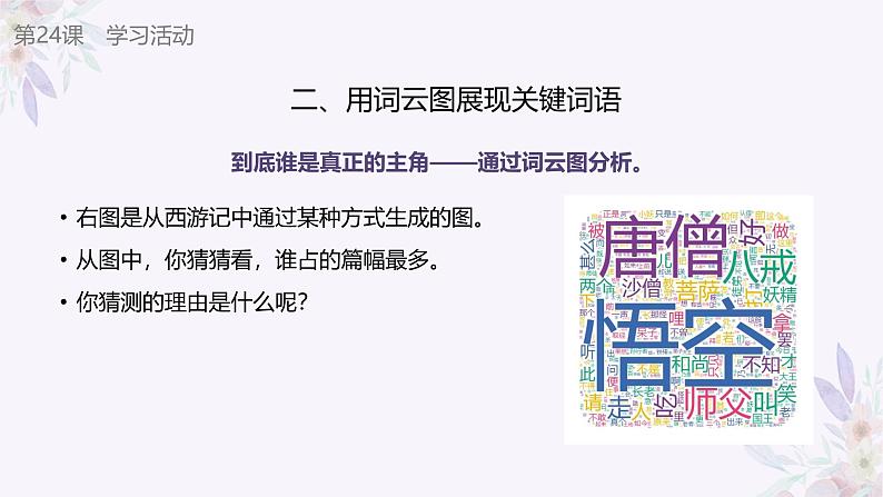 义务教育版(2024)信息技术 四年级全一册 第五单元 第24课《抽取文本汇词云》课件第8页