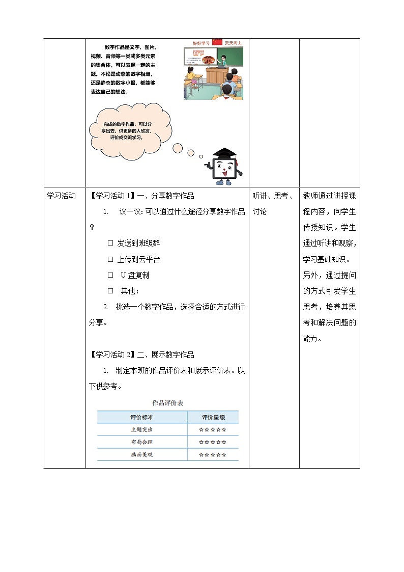 第15课《展示数字作品》教案第2页