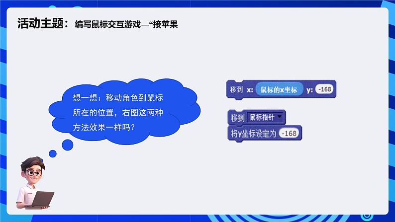 闽教版(2020)信息技术六下 第1课 《移动鼠标接苹果》课件第7页