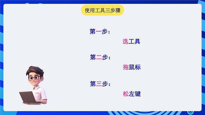 苏科版(2015)信息技术三年级 第10课《画方形和圆形》课件第3页
