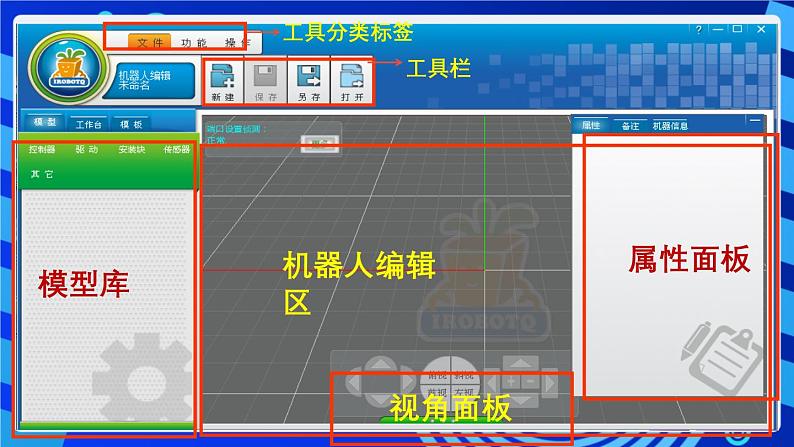 电子工业版(宁夏)信息技术六下 2.2《搭建仿真机器人》课件第3页