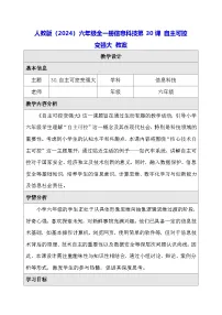 小学信息技术人教版（2024）六年级全一册（2024）自主可控变强大教案设计