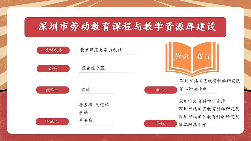 小學(xué)勞動教育 二年級 活動《我會洗衣服》 課件第2頁