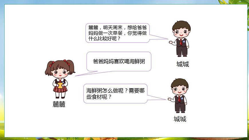 小學(xué)勞動(dòng)教育 北師大版 三年級(jí) 活動(dòng)一《營(yíng)養(yǎng)早餐有心意》 PPT第7頁(yè)