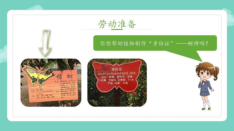小学劳动教育 四年级 活动14《我给植物来挂牌》第二课时教学ppt 课件第3页