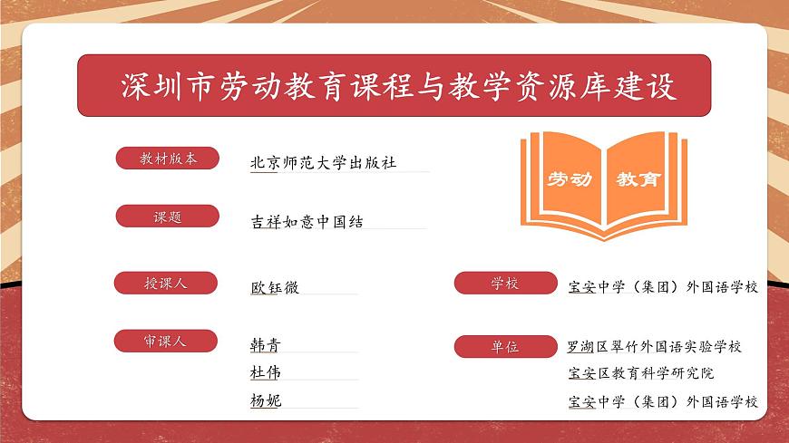 小學(xué)勞動(dòng)教育 四年級 活動(dòng)八《吉祥如意中國結(jié)》 課件第2頁