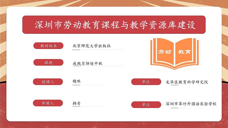 小学劳动教育 六年级《我做月饼迎中秋》课件第2页