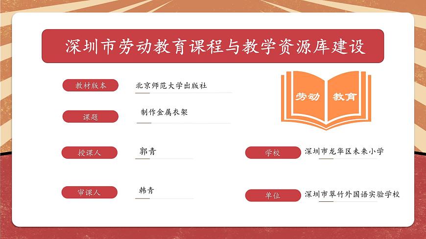 小學勞動教育 六年級《制作金屬絲衣架》教學課件第2頁