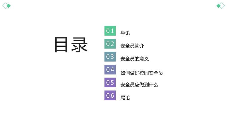 北师大版小学劳动五年级上册同步课件活动十六体验做一天校园安全员第2页