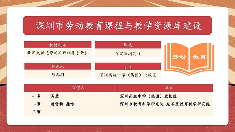 小学劳动教育 一年级下册 活动16《探究 荔枝》第一课时 课件02