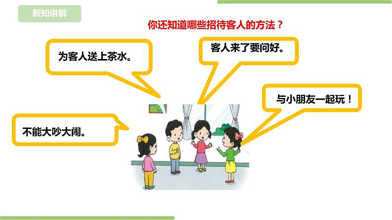 【浙教版】二年级下册《劳动》项目三  任务一《待客礼仪我先知》课件第8页