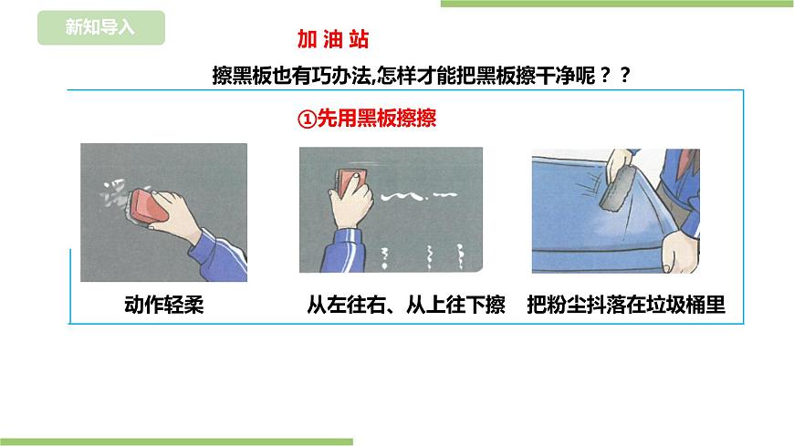 【浙教版】一年級下冊《勞動》項目三  任務(wù)三《巧擦黑板》課件第6頁