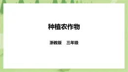 任務二《種植農(nóng)作物》課件+教案