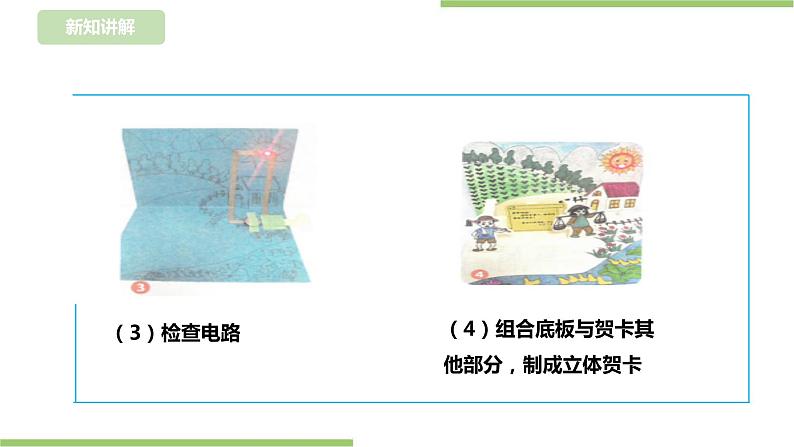 【浙教版】四年级下册《劳动》项目一任务三 《让贺卡亮起来》 课件第4页