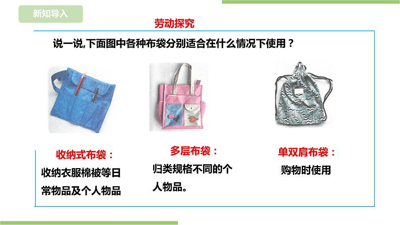 【浙教版】四年级下册《劳动》项目三 任务二《布袋的设计》课件第4页