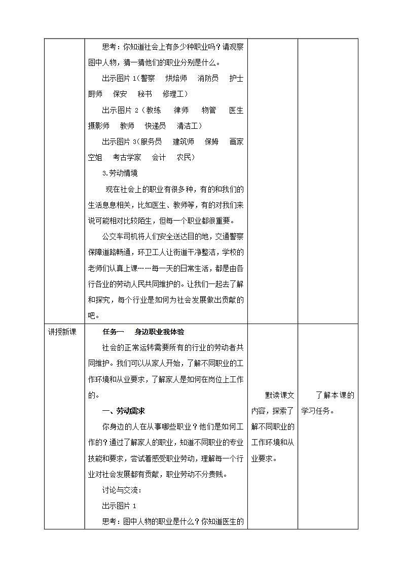 【浙教版】五年级上册《劳动》项目四 任务一《身边职业我体验》课件+教案+素材02