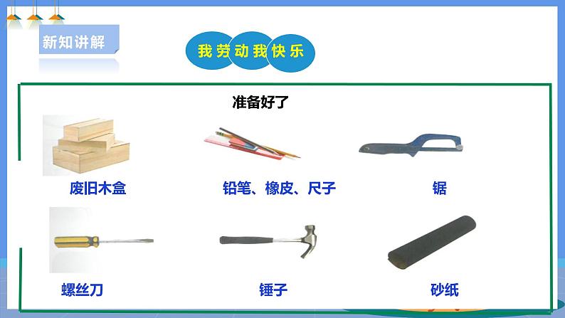 【人教版】五下劳技 项目八《制作校园提示牌》课件+教案+素材05
