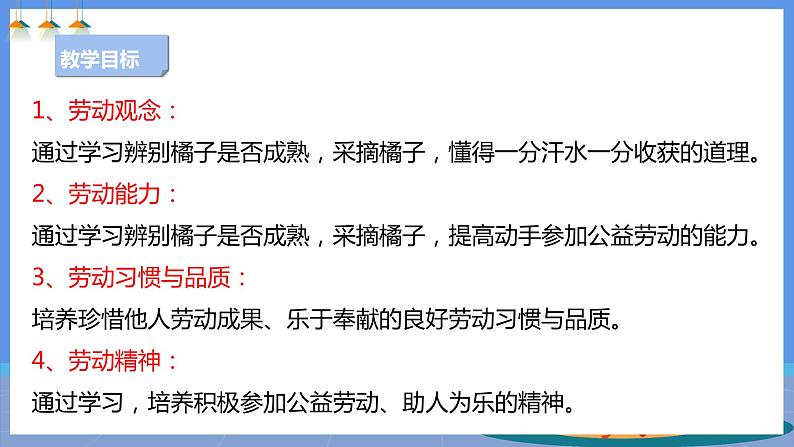 【人教版】四下劳技 项目一0《小果农》课件+教案+素材02
