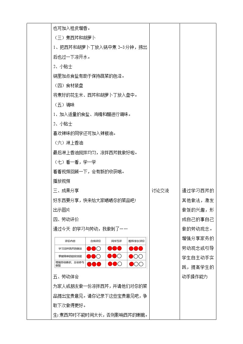 【人教版】三下劳技 项目五 凉拌西芹 课件+教案+素材02