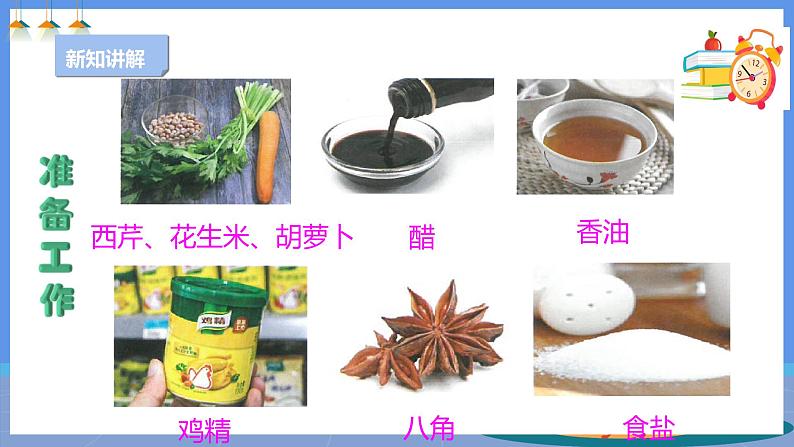 【人教版】三下劳技 项目五 凉拌西芹 课件+教案+素材04