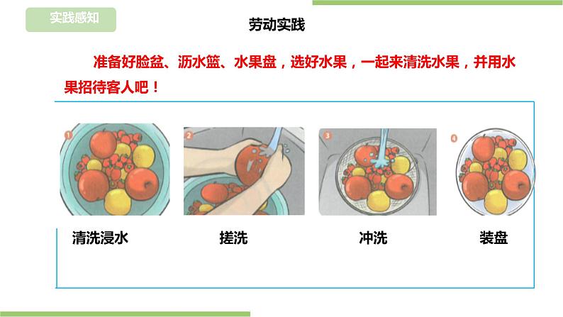 浙教版二年级下册《劳动》项目三 任务三《洗盘水果待客人》课件第8页