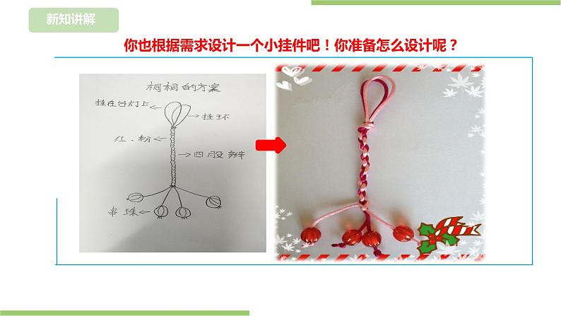 浙教版二年级下册《劳动》项目四 任务二 《小挂件我设计》 课件第8页