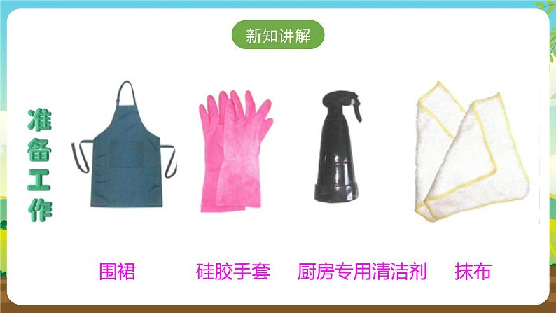 人教版四下劳技 项目八《清理厨房》课件第4页