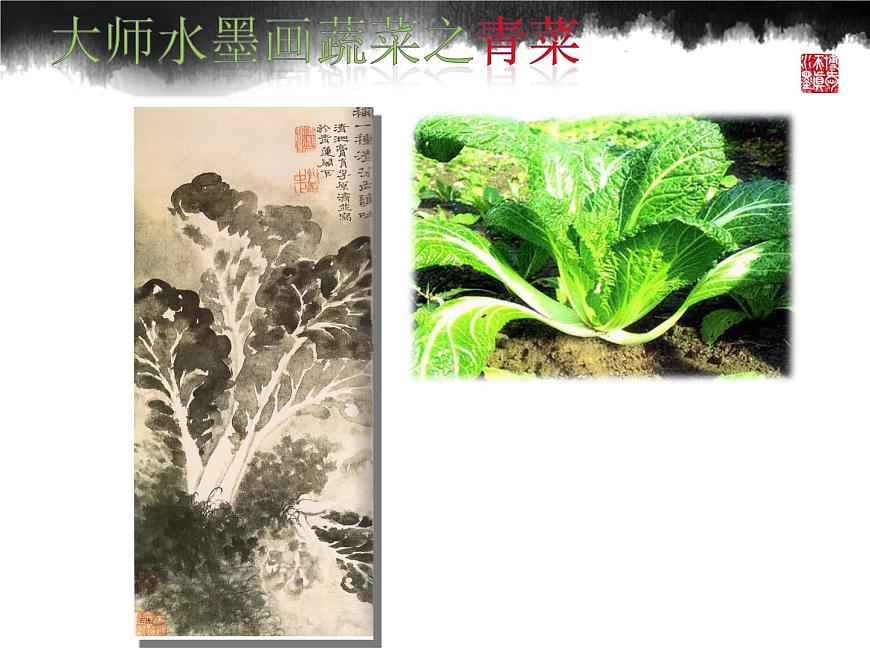 美術(shù)六年級上蘇少版3水墨畫蔬菜課件（20張幻燈片）第7頁
