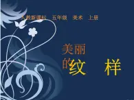 美术五年级上人教版：3美丽的纹样课件