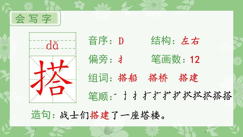 15.搭船的鸟(生字课件)第2页