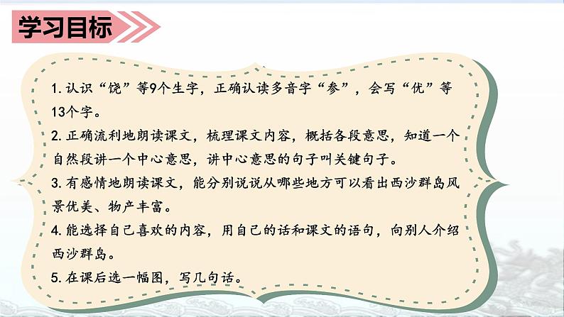 部编语文三上:18.富饶的西沙群岛 精品PPT课件+素材03