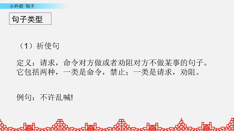 小升初语文复习课件:句子第1课时第3页