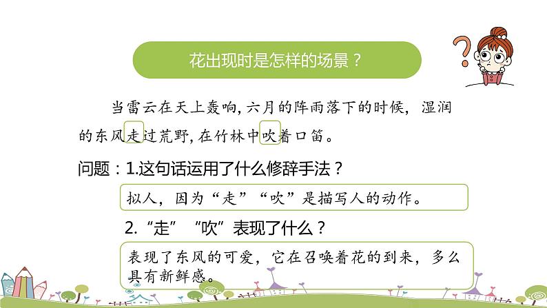 部编语文三年级(上)2《花的学校(第二课时)》PPT课件第4页