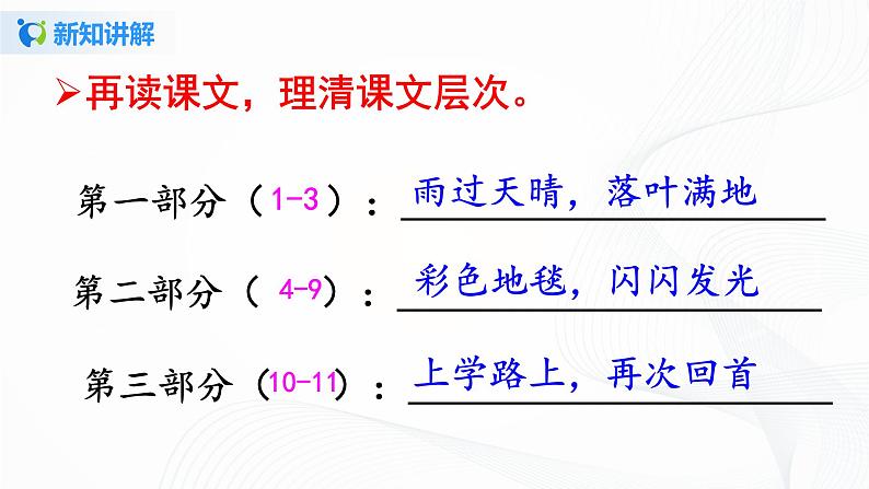 部编版语文三上5.《铺满金色巴掌的水泥道》(含课件、教案、同步练习)06